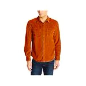*True Grit* Rust button down stretch corduroy SOFT shirt jacket-Men’s SZ-Medium